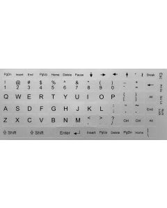 N21 Stickers touches - gros kit - fond argenté - 10:10mm