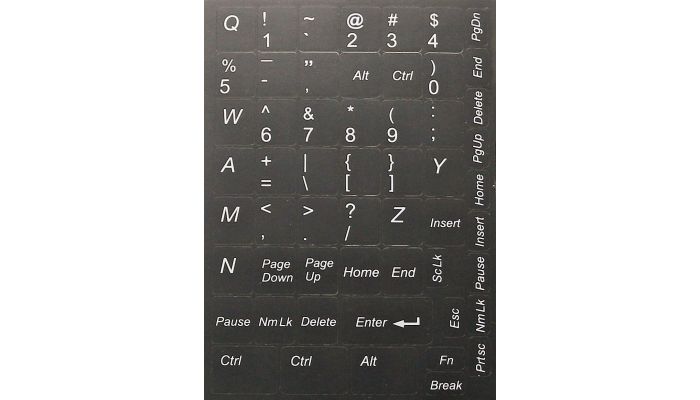 N8 Stickers touches - gros kit - fond gris - 12,5:10,5mm