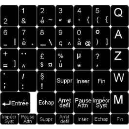 Autocollants pour clavier — Français