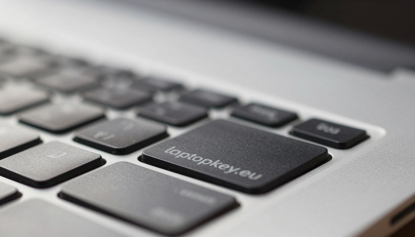 Structure d’une touche d’ordinateur portable